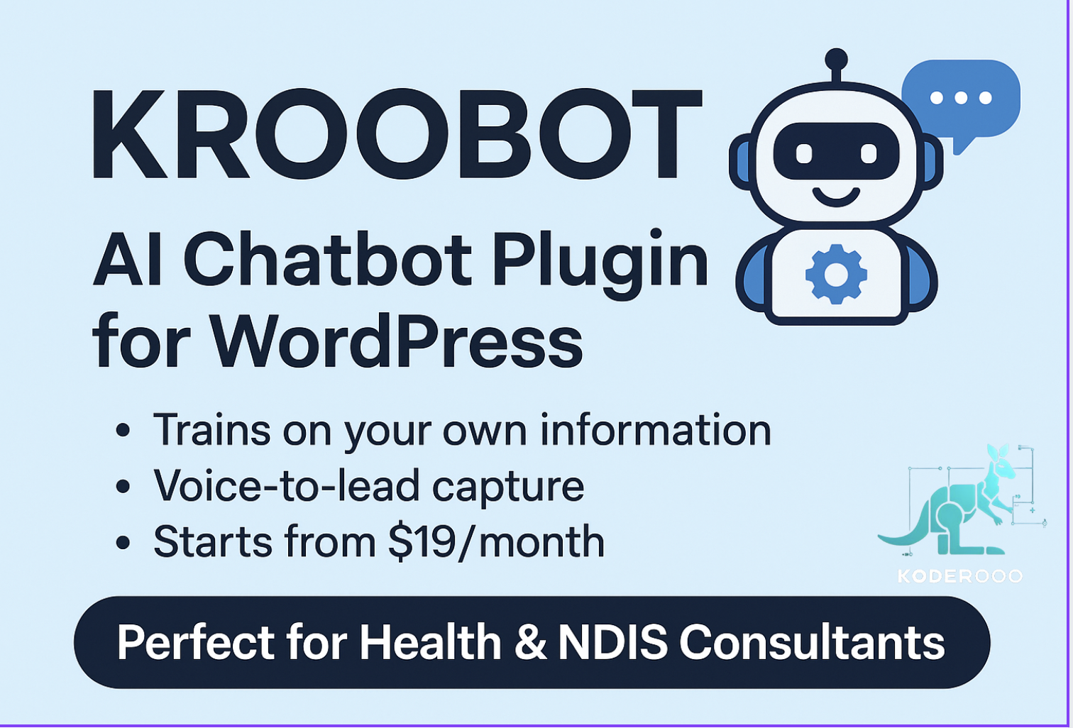 Meet Kroobot – The AI Chatbot Plugin for WordPress That Talks, Learns, and Converts